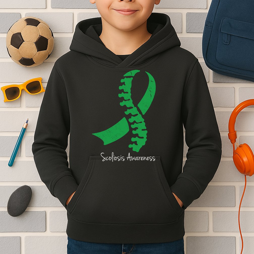 Scoliosis Awareness Kids Hoodie