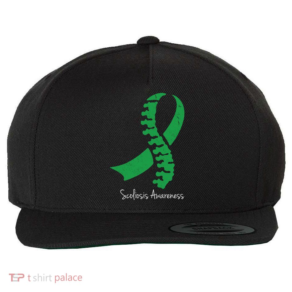 Scoliosis Awareness Wool Snapback Cap