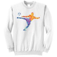 Soccer Athlete Sports Drawing Sweatshirt