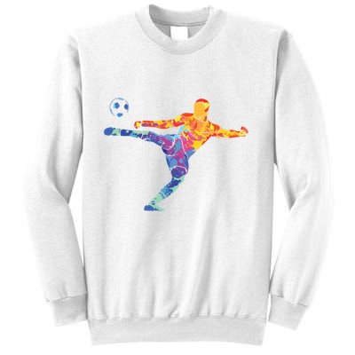 Soccer Athlete Sports Drawing Sweatshirt