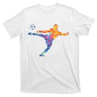 Soccer Athlete Sports Drawing T-Shirt