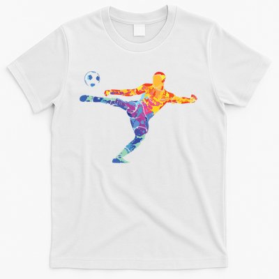 Soccer Athlete Sports Drawing T-Shirt