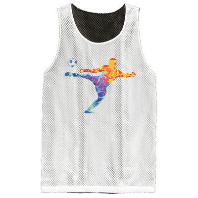 Soccer Athlete Sports Drawing Mesh Reversible Basketball Jersey Tank