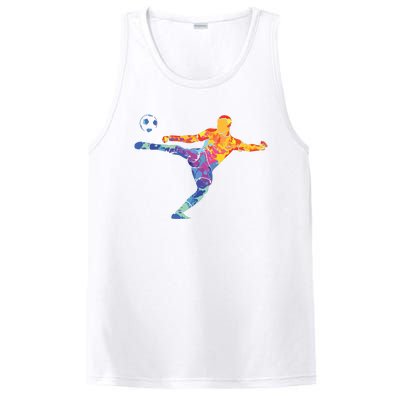 Soccer Athlete Sports Drawing PosiCharge Competitor Tank