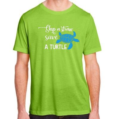 Skip A Straw Save A Turtle Adult ChromaSoft Performance T-Shirt