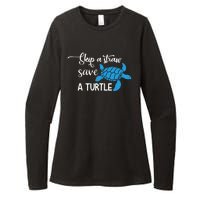 Skip A Straw Save A Turtle Womens CVC Long Sleeve Shirt