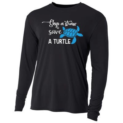 Skip A Straw Save A Turtle Cooling Performance Long Sleeve Crew