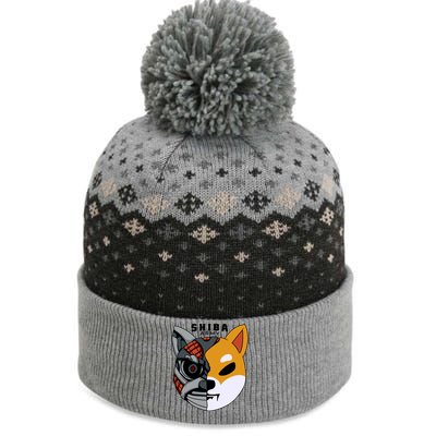 Shiba Army The Baniff Cuffed Pom Beanie