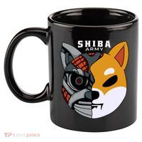 Shiba Army 11oz C Handle Ceramic Mug