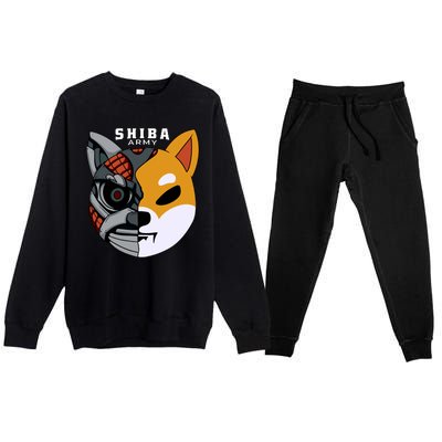 Shiba Army Premium Crewneck Sweatsuit Set