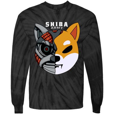 Shiba Army Tie-Dye Long Sleeve Shirt
