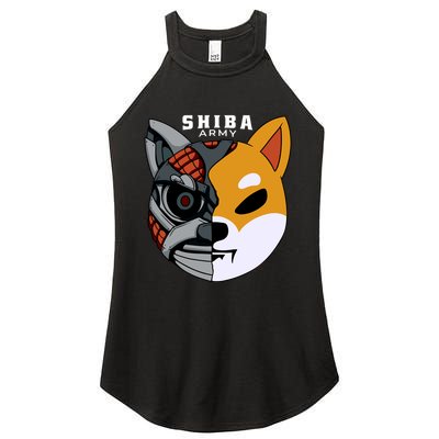 Shiba Army Women's Perfect Tri Rocker Tank
