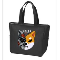 Shiba Army Zip Tote Bag