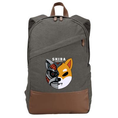 Shiba Army Cotton Canvas Backpack