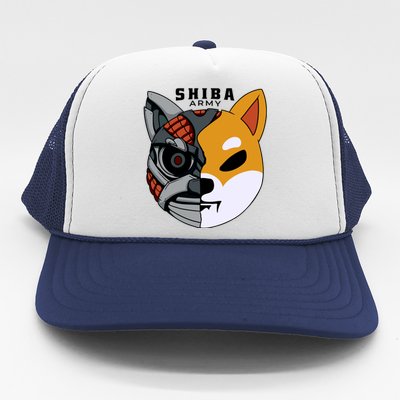 Shiba Army Trucker Hat