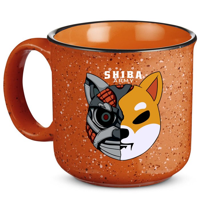 Shiba Army 15oz Campfire Ceramic Mug