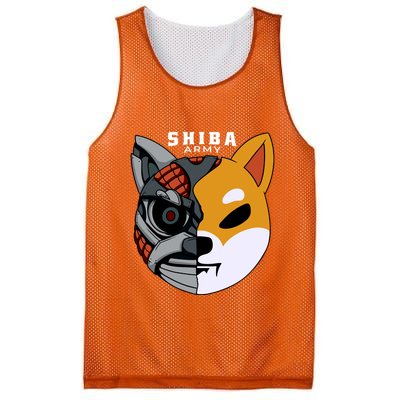 Shiba Army Mesh Reversible Basketball Jersey Tank