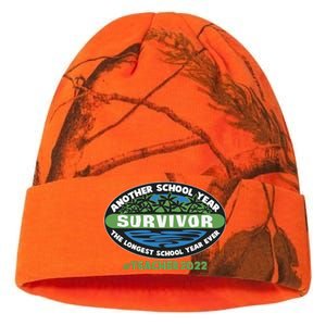 Survivor Another School Year The Longest School Year Ever #Teacher 2022 Kati Licensed 12" Camo Beanie