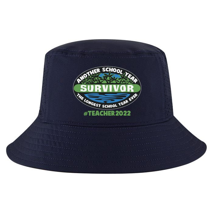 Survivor Another School Year The Longest School Year Ever #Teacher 2022 Cool Comfort Performance Bucket Hat