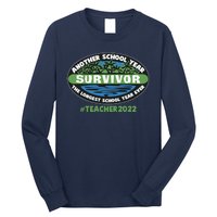 Survivor Another School Year The Longest School Year Ever #Teacher 2022 Long Sleeve Shirt