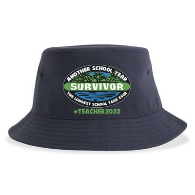 Survivor Another School Year The Longest School Year Ever #Teacher 2022 Sustainable Bucket Hat
