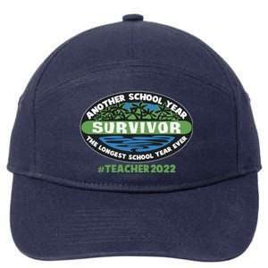 Survivor Another School Year The Longest School Year Ever #Teacher 2022 7-Panel Snapback Hat