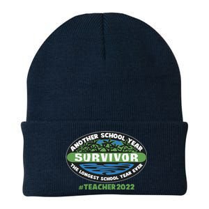 Survivor Another School Year The Longest School Year Ever #Teacher 2022 Knit Cap Winter Beanie