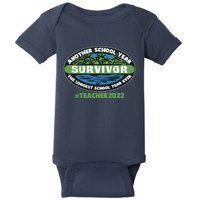 Survivor Another School Year The Longest School Year Ever #Teacher 2022 Baby Bodysuit