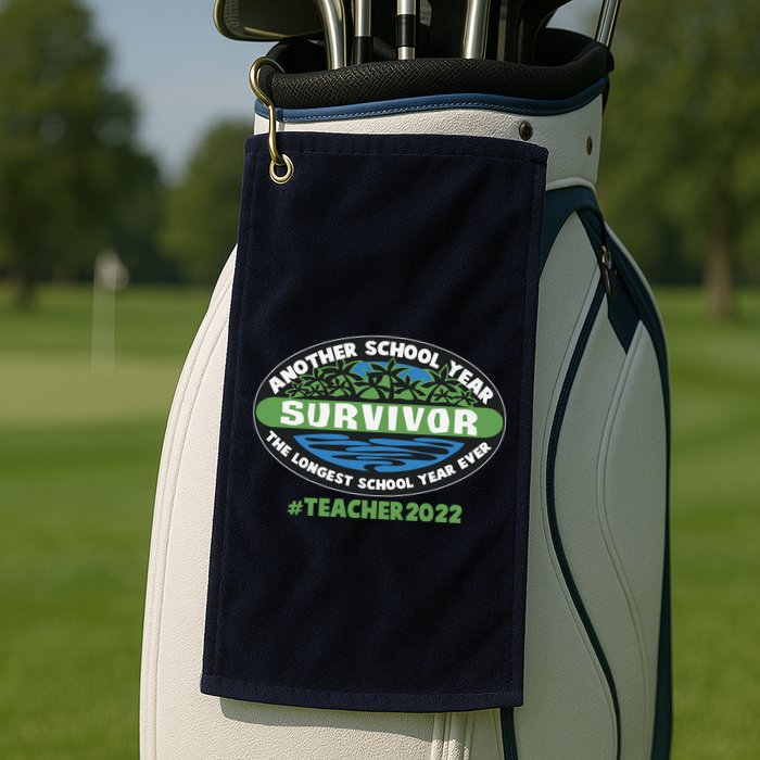 Survivor Another School Year The Longest School Year Ever #Teacher 2022 Golf Towel