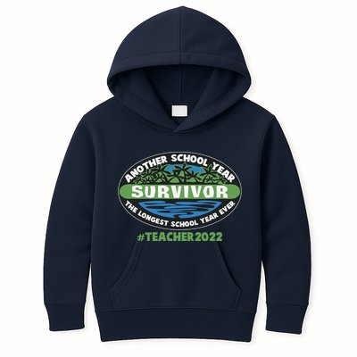 Survivor Another School Year The Longest School Year Ever #Teacher 2022 Kids Hoodie