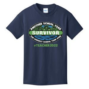 Survivor Another School Year The Longest School Year Ever #Teacher 2022 Kids T-Shirt