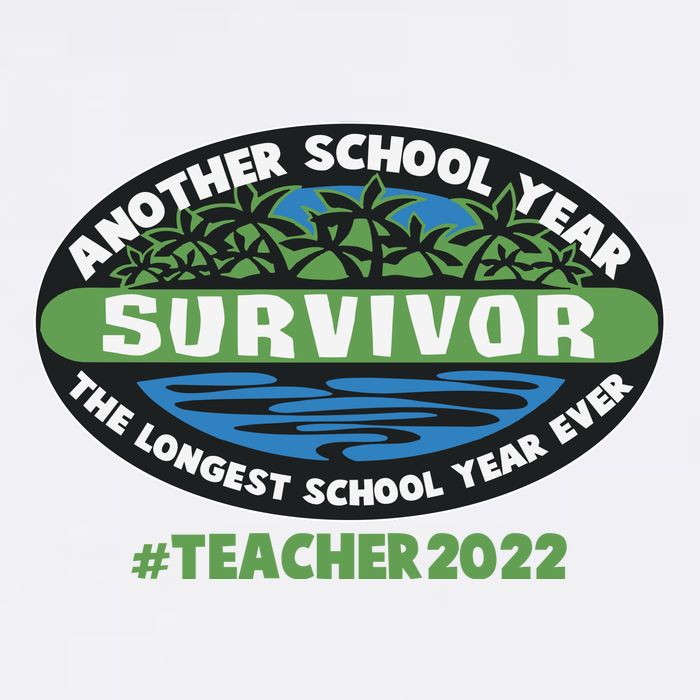 Survivor Another School Year The Longest School Year Ever #Teacher 2022 Garment-Dyed Sweatshirt