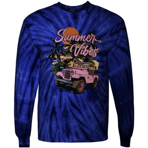 Summer Aesthetic Tie-Dye Long Sleeve Shirt