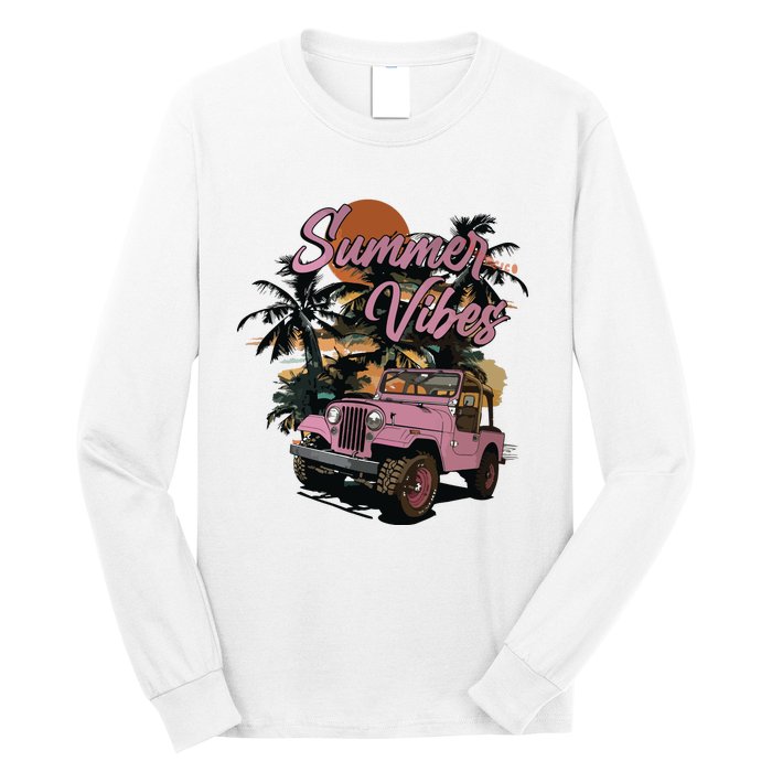 Summer Aesthetic Long Sleeve Shirt