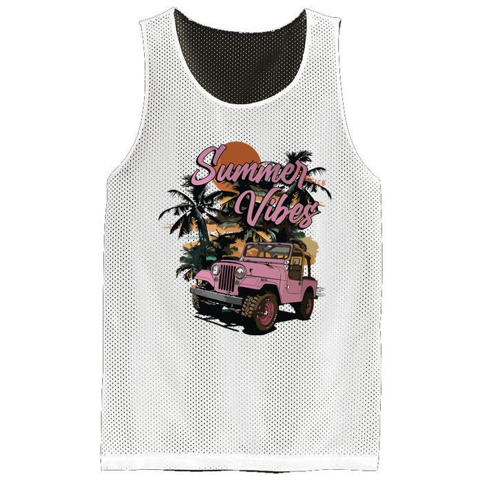 Summer Aesthetic Mesh Reversible Basketball Jersey Tank