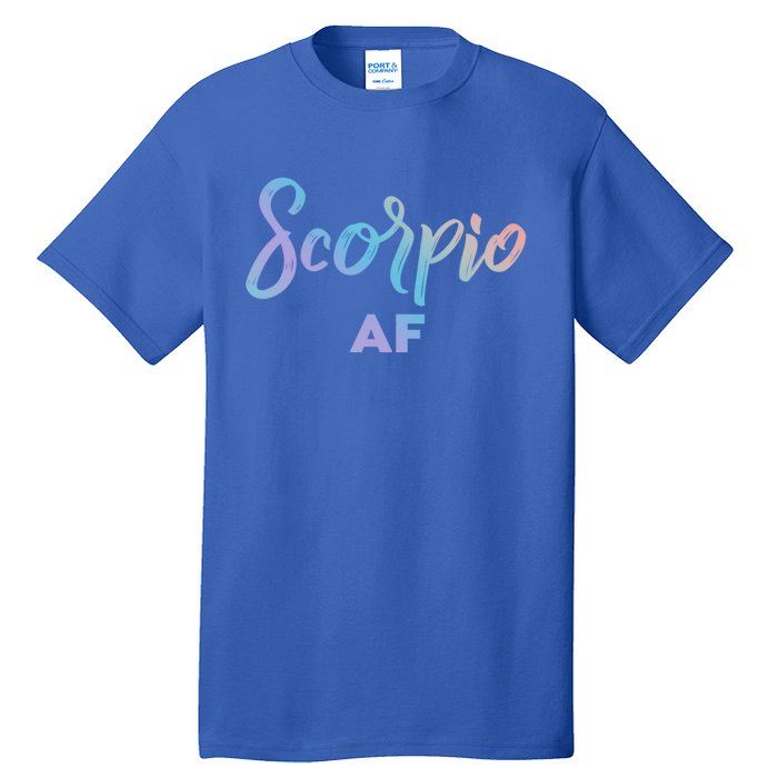 Scorpio Af / Scorpio Astrology Sign / Scorpio Birthday Month Great Gift Tall T-Shirt