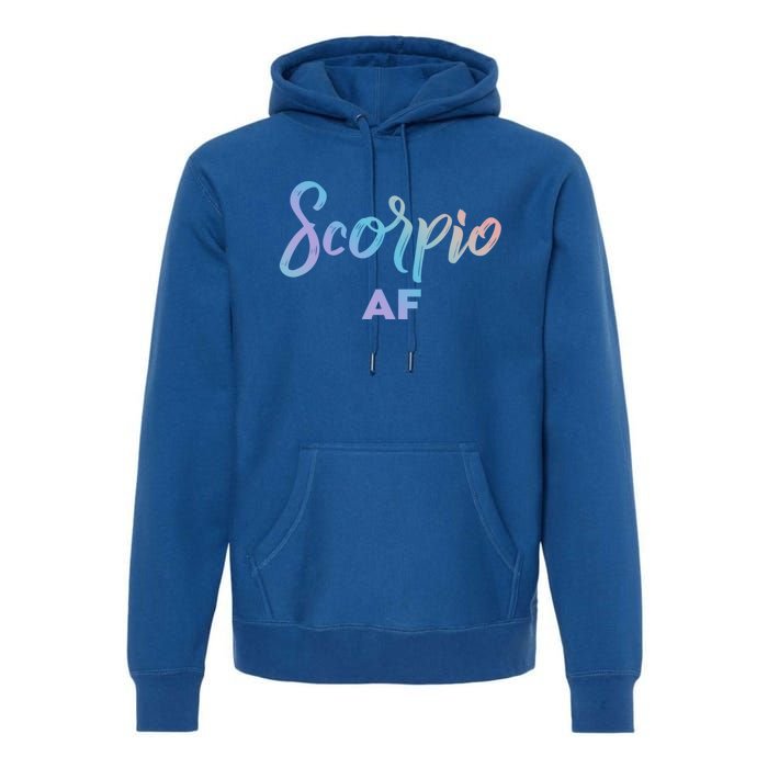 Scorpio Af / Scorpio Astrology Sign / Scorpio Birthday Month Great Gift Premium Hoodie