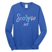 Scorpio Af / Scorpio Astrology Sign / Scorpio Birthday Month Great Gift Tall Long Sleeve T-Shirt