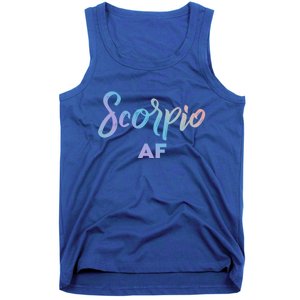 Scorpio Af / Scorpio Astrology Sign / Scorpio Birthday Month Great Gift Tank Top