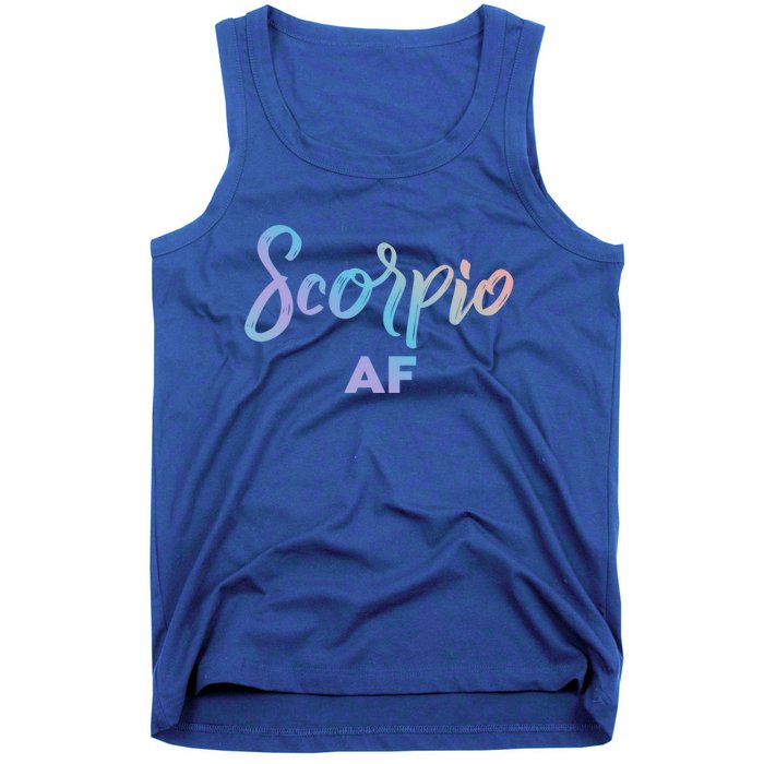 Scorpio Af / Scorpio Astrology Sign / Scorpio Birthday Month Great Gift Tank Top