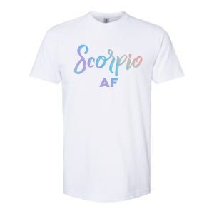 Scorpio Af / Scorpio Astrology Sign / Scorpio Birthday Month Great Gift Softstyle CVC T-Shirt