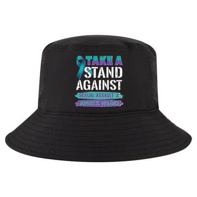 Stand Against Sexual Assault & Domestic Violence Awareness Cool Comfort Performance Bucket Hat