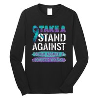 Stand Against Sexual Assault & Domestic Violence Awareness Long Sleeve Shirt