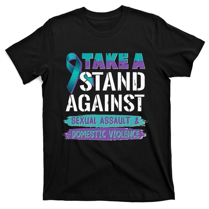 Stand Against Sexual Assault & Domestic Violence Awareness T-Shirt