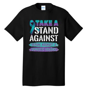 Stand Against Sexual Assault & Domestic Violence Awareness Tall T-Shirt