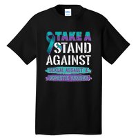 Stand Against Sexual Assault & Domestic Violence Awareness Tall T-Shirt