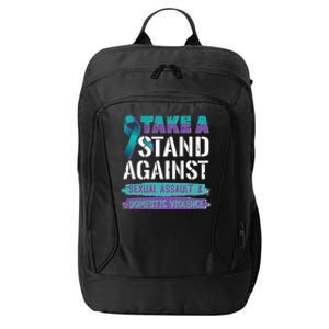 Stand Against Sexual Assault & Domestic Violence Awareness City Backpack