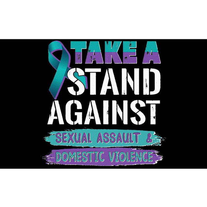 Stand Against Sexual Assault & Domestic Violence Awareness Bumper Sticker