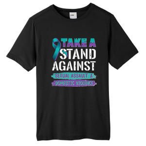 Stand Against Sexual Assault & Domestic Violence Awareness Tall Fusion ChromaSoft Performance T-Shirt