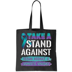 Stand Against Sexual Assault & Domestic Violence Awareness Tote Bag